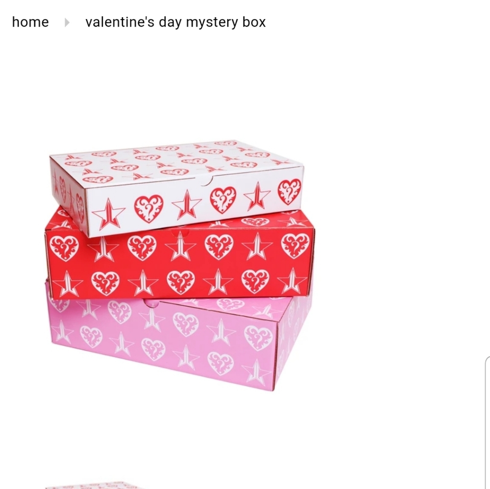 Jeffree Star Cosmetics Valentines Mysetery Box